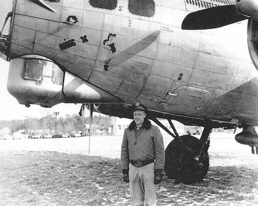 Jack Lee in Front of Miss X - December 1945  