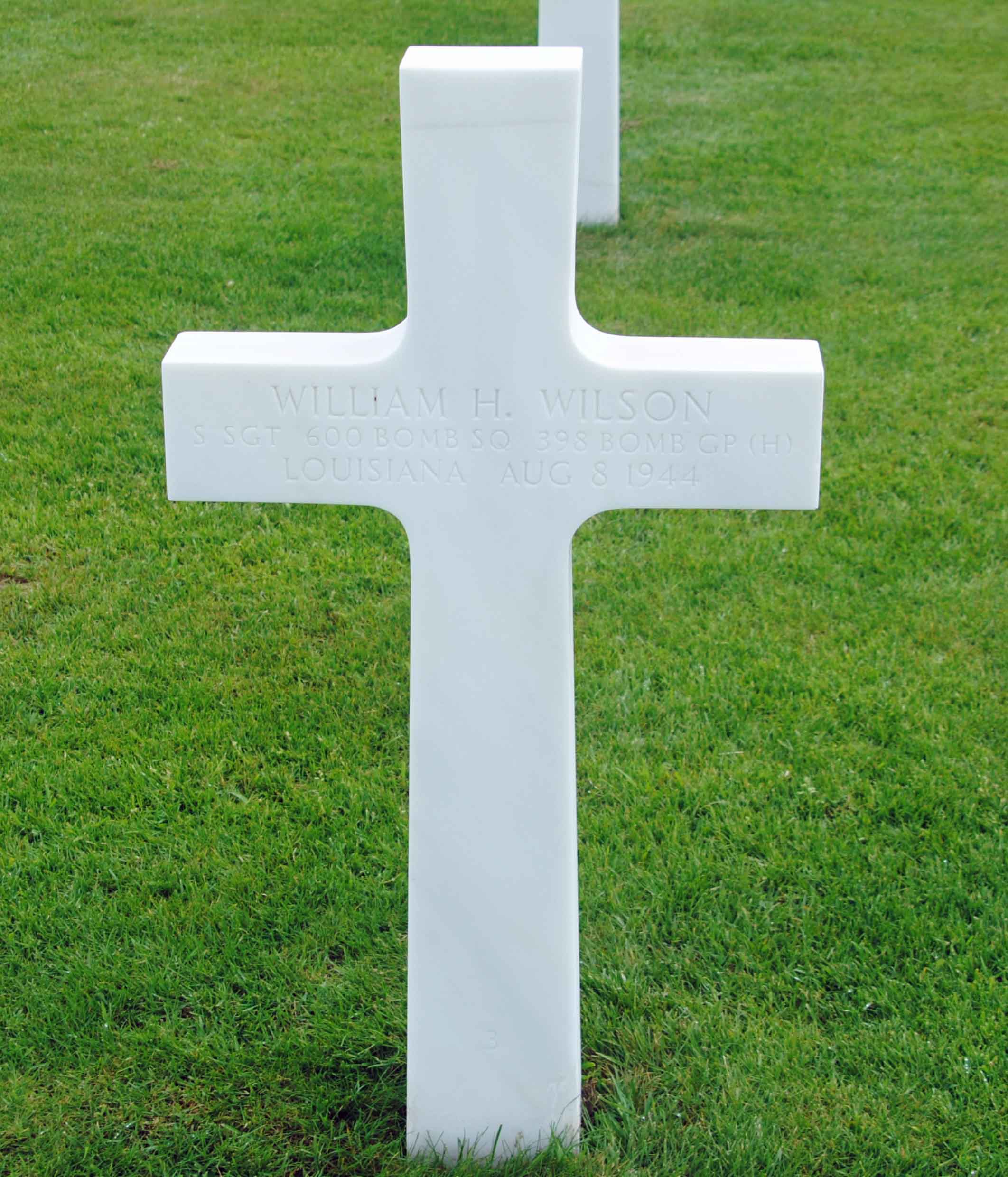 William H. Wilson Grave Marker