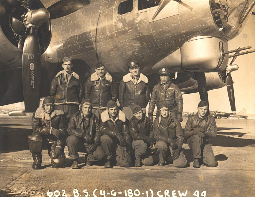 Dollar's Crew - 602nd Squadron - Spring 1944