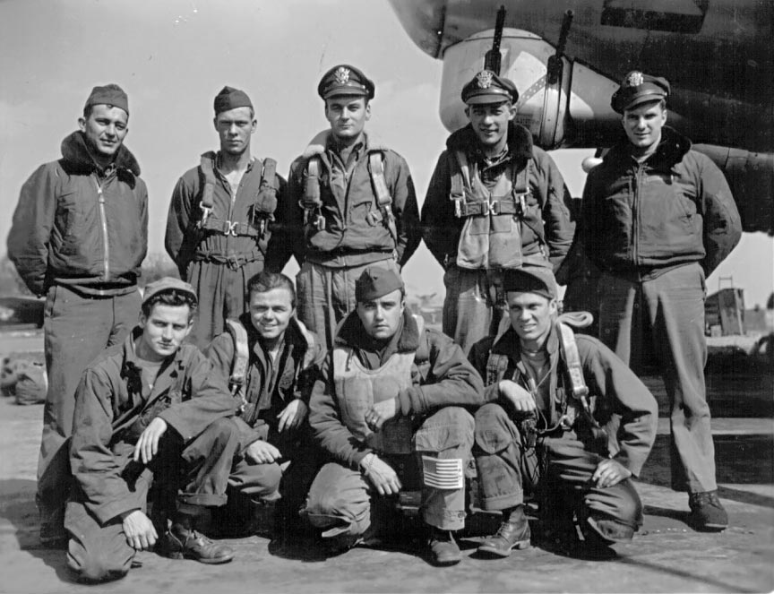 J.D. Douglas' Crew - 603rd Squadron - 21 April 1945