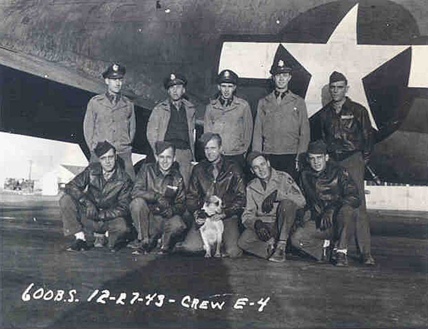 Crew E-4 - 600th Squadron - 27 December 1943