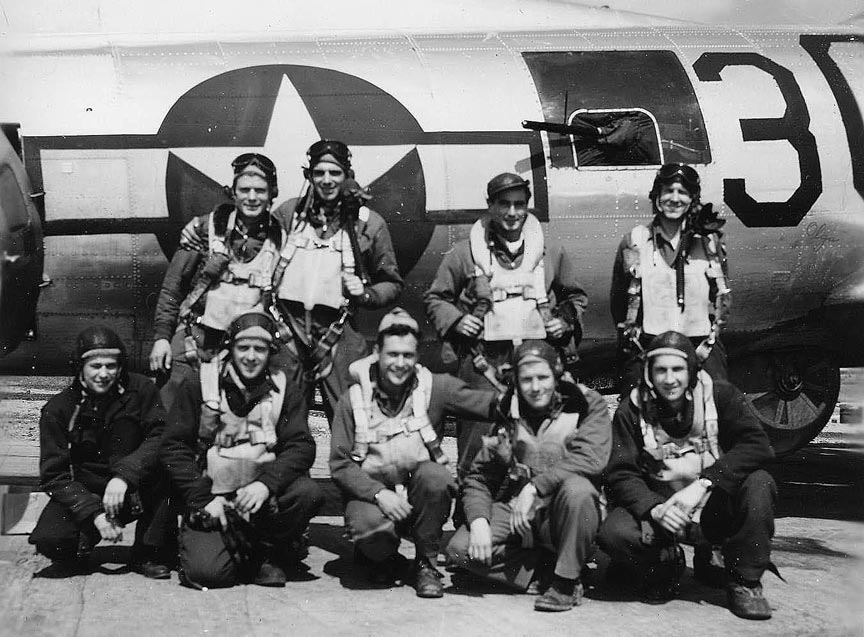 Fairbanks' Crew - 601st Squadron - 8 August 1944  