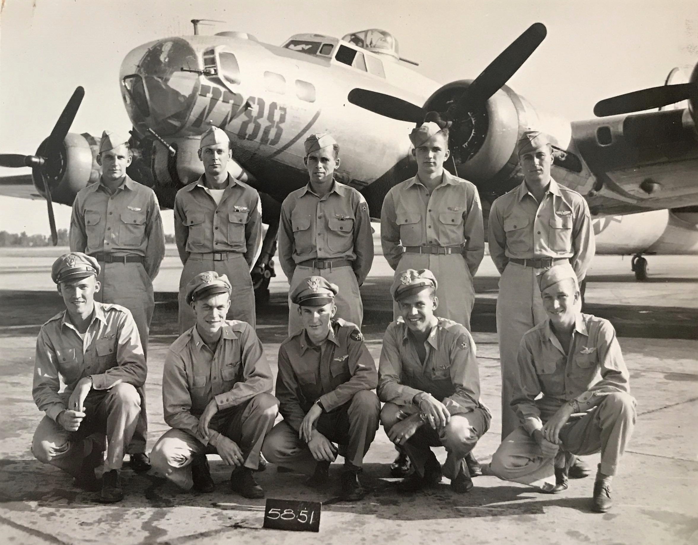 Hyndman's Crew - 603rd Squadron - Training - May June July 1944