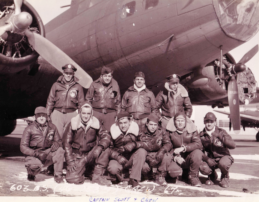 William F. Scott's Crew - 603rd Squadron - Early 1944