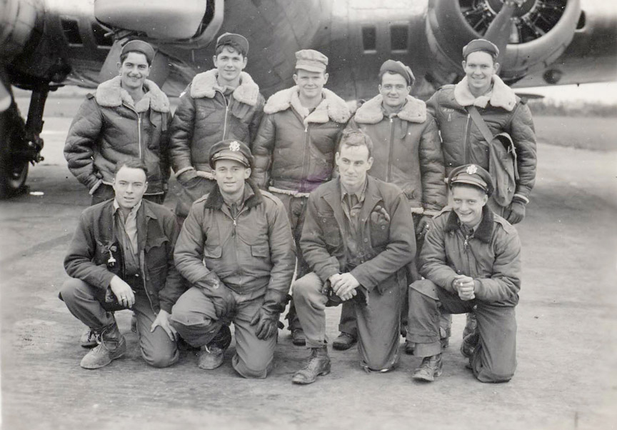 Spangler's Crew - 603rd Squadron - 28 October 1944