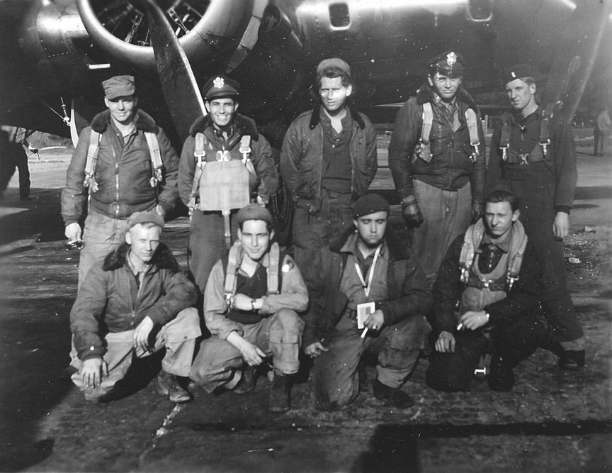 Norman Williams' Crew - 603rd Squadron - probably 1945