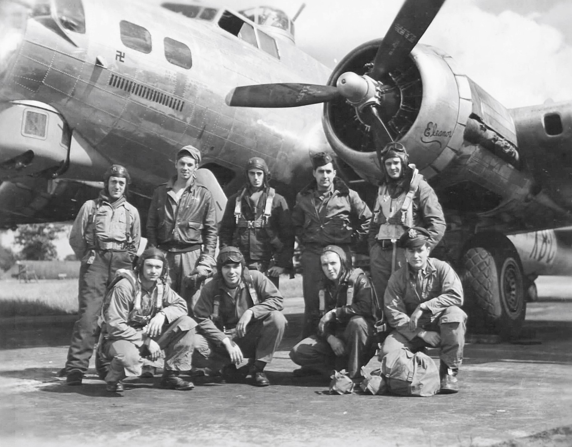 Zimmerman's Crew - 602nd Squadron - July 8, 1944
