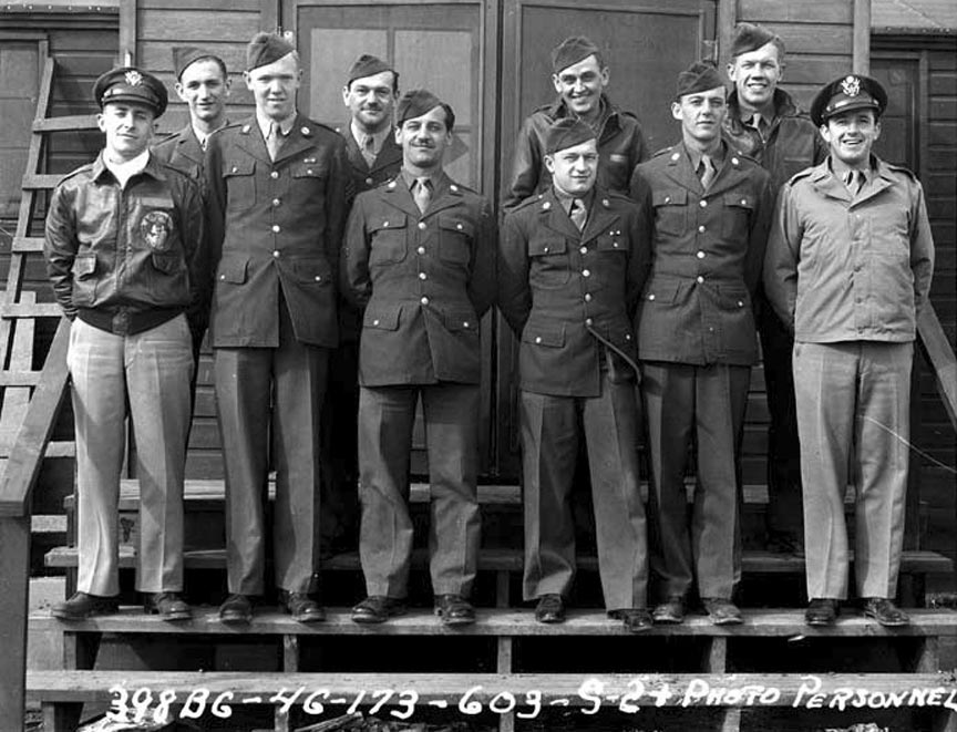 Intelligence and Photo Operations Personnel - 603rd Squadron - 25 March 1944