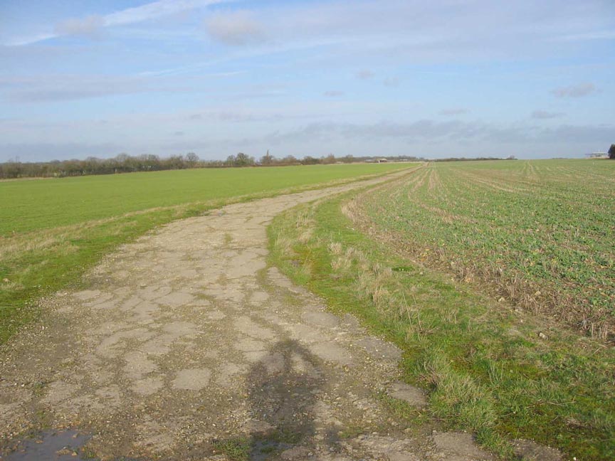 Nuthampstead Taxiway - January 2005