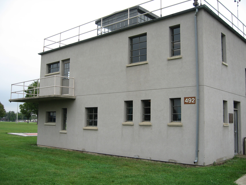 Replica WWII 8th AF Control Tower - Dayton - Left and Back Sides