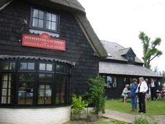 Woodman Inn near the Old Airbase at Nuthampstead