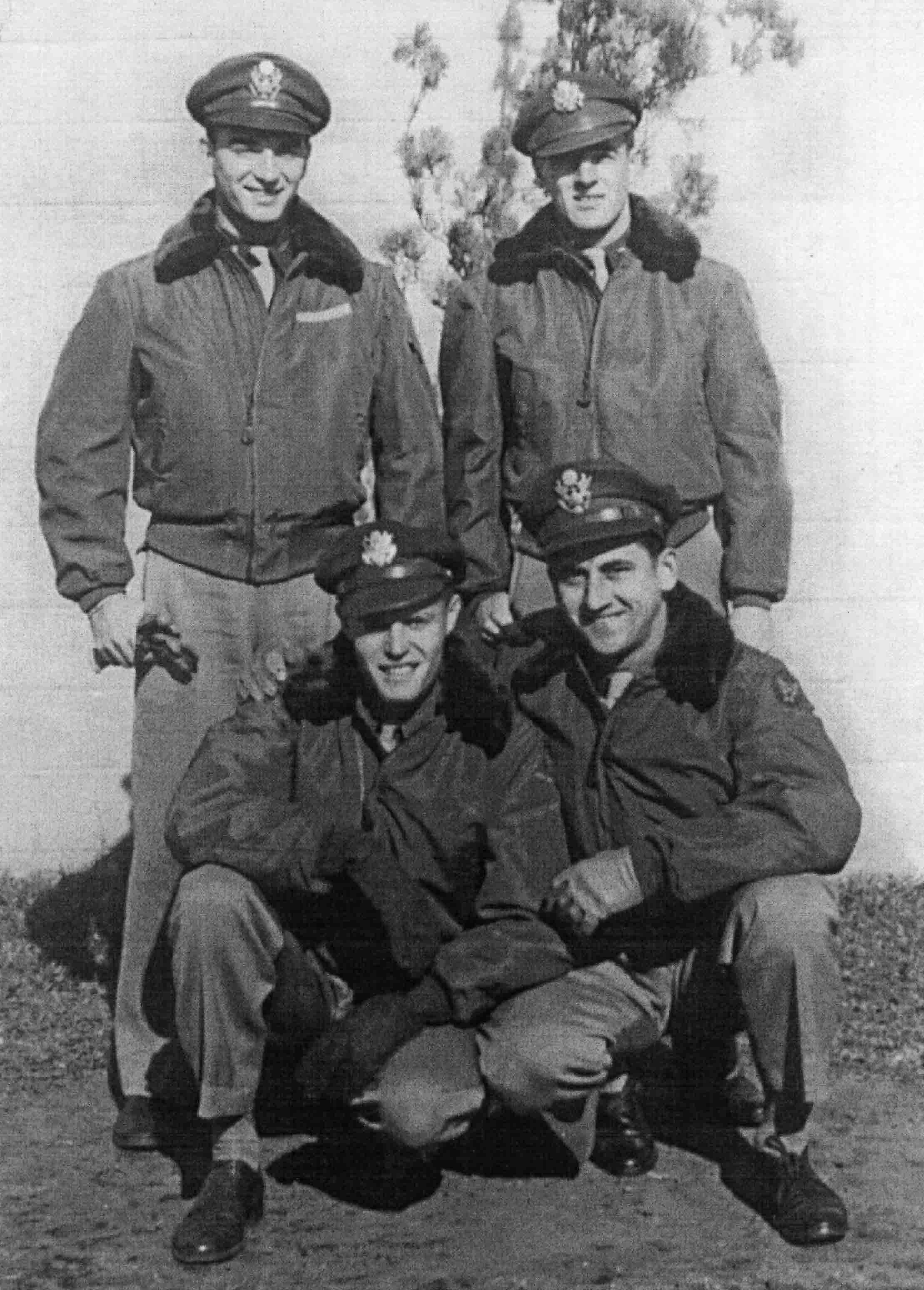 Mills' Crew - Officers - 601st Squadron - December 1944 