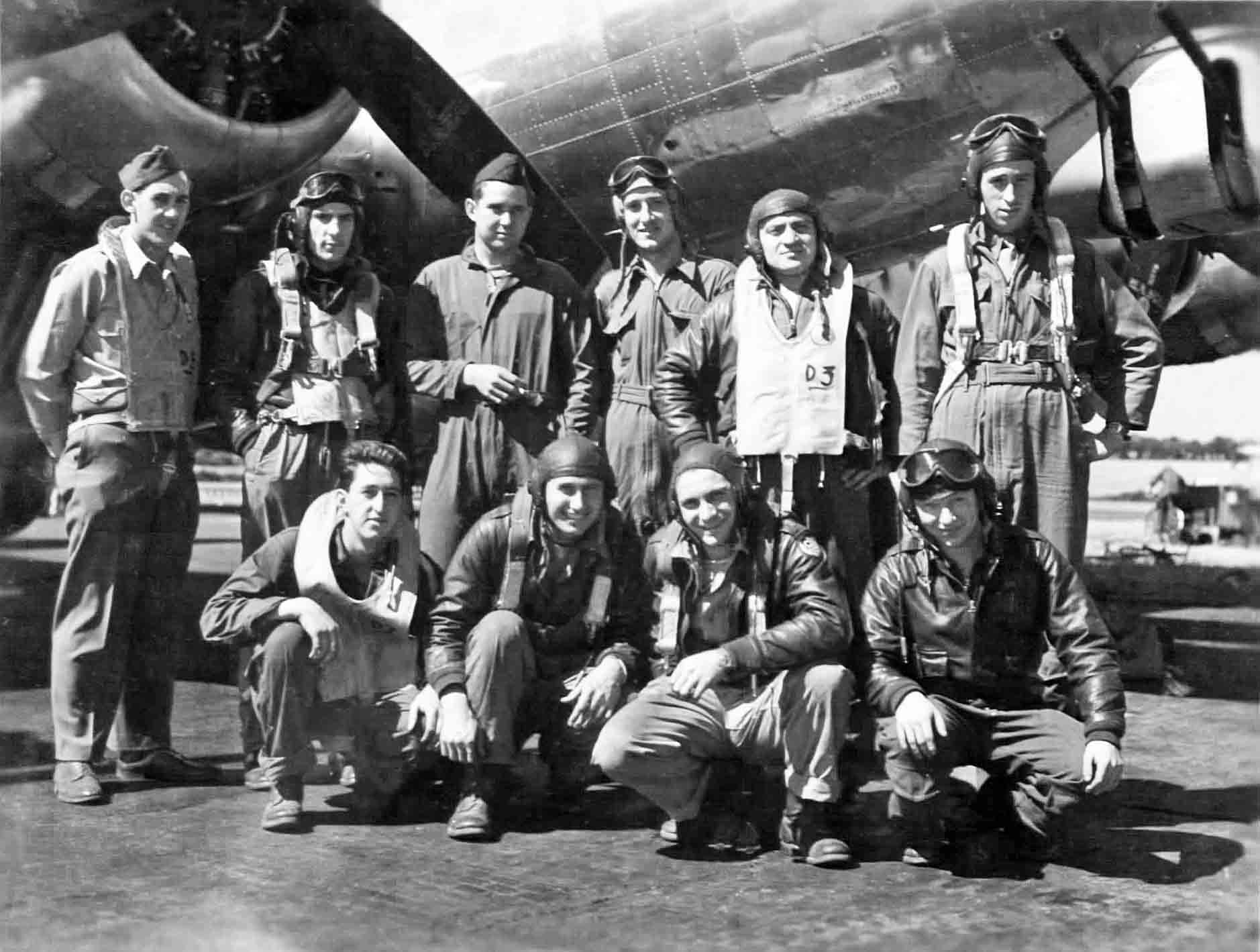 Vincent F. Moore's Crew - 603rd Squadron - August 15, 1944